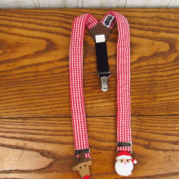 Mud Pie Other - Mudpie Boy's Christmas Suspenders One Size